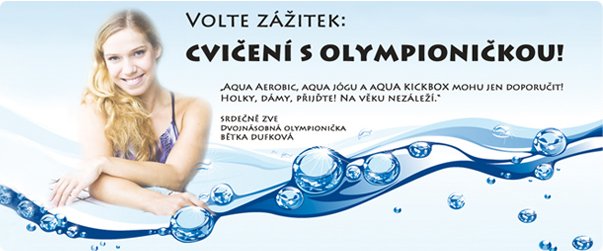 Aqua-aerobik s olympioničkou v Brně!
